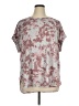 Cupio Tie-dye Gray Short Sleeve Top Size 1X - photo 1