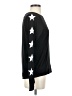 Aqua Stars Black Long Sleeve Top Size S - photo 4