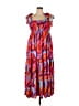 Unbranded 100% Polyester Red Casual Dress Size 2X - photo 1