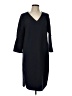 Luisa Cerano Solid Black Casual Dress Size 12 - photo 1