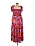Unbranded 100% Polyester Red Casual Dress Size 2X - photo 2