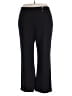 Cato 100% Polyester Solid Black Active Pants Size 18 - photo 1