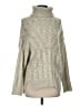 Moon River Tweed Tan Turtleneck Sweater Size S - photo 1