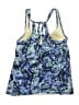 Trimshaper Tie-dye Blue Swimsuit Top Size 8 - photo 2