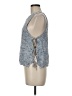 Splendid Tweed Blue Sweater Vest Size M - photo 5