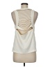 IRO 100% Polyester Ivory Sleeveless Blouse Size EU (FR) 40 / US 8 - photo 2