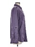 Express 100% Lyocell Purple Long Sleeve Button-Down Shirt Size M - photo 4