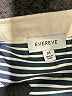 Evereve 100% Polyester Stripes Ivory Long Sleeve Blouse Size XS - photo 7