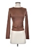Unbranded 100% Polyester Brown Long Sleeve T-Shirt Size S - photo 1