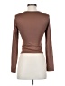 Unbranded 100% Polyester Brown Long Sleeve T-Shirt Size S - photo 2