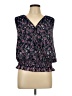 Collective Concepts Black 3/4 Sleeve Blouse Size L - photo 1
