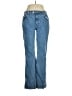 Zara 100% Baumwolle Chevron-herringbone Blue Jeans Size 10 - photo 1