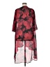 John Meyer 100% Polyester Red Kimono Size 1X - photo 2