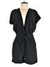 Erin Fetherston 100% Silk Solid Black Romper Size 12 - photo 1