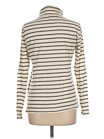 Madewell Whisper Cotton Turtleneck in Esme Stripe (view 2)