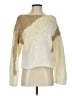 Zara Color Block Ivory Pullover Sweater Size S - photo 1