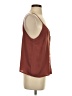 Paper Crane 100% Polyester Brown Tank Top Size S - photo 4