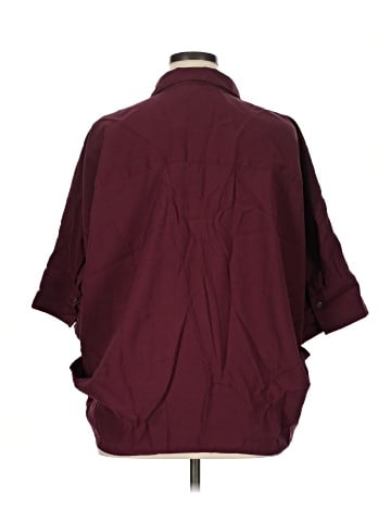 Banana Republic Factory Store 3/4 Sleeve Button-Down Shirt (view 2)