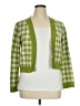 Lulus Checkered-gingham Green Cardigan Size XL - photo 1