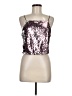 Forever 21 100% Nylon Silver Sleeveless Top Size M - photo 1