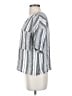 sandwich_ 100% Linen Stripes Silver Short Sleeve Blouse Size EU 36 / US 6 - photo 5