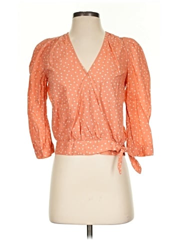 Madewell Wrap Top in Star Scatter (view 1)