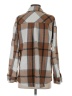 Automet 100% Polyester Plaid Brown Long Sleeve Blouse Size XS - photo 2