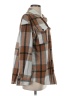 Automet 100% Polyester Plaid Brown Long Sleeve Blouse Size XS - photo 4