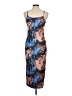 Shein Graphic Blue Cocktail Dress Size 8 - photo 2