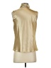 Black Label by Evan Picone 100% Polyester Gold Sleeveless Blouse Size S - photo 2