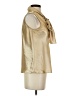 Black Label by Evan Picone 100% Polyester Gold Sleeveless Blouse Size S - photo 4