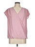 Gibson Pink Short Sleeve Blouse Size M - photo 1