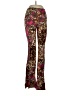 Rainbow Paisley Burgundy Casual Pants Size 4 (estimated) - photo 1