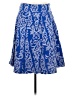 Harold's Paisley Blue Casual Skirt Size 8 - photo 1
