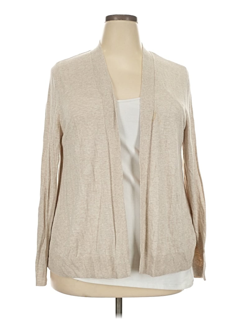 Pre-owned Old Navy Cardigan Sweater In Tan