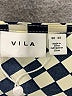 Vila 100% Polyester Checkered-gingham Ivory Casual Dress Size EU 40 / US 10 - photo 7