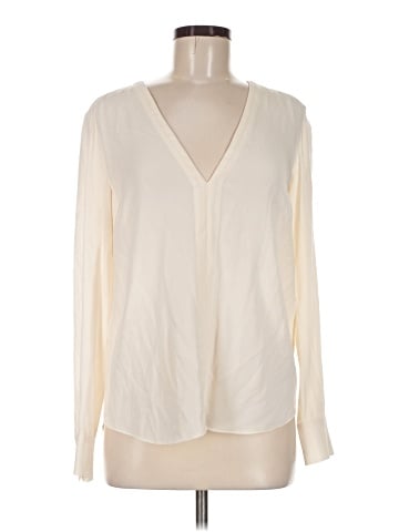 A.L.C. Long Sleeve Silk Top (view 1)