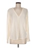 A.L.C. 100% Silk Ivory Long Sleeve Silk Top Size 8 - photo 1