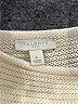 Talbots Outlet 100% Cotton Solid Ivory Pullover Sweater Size L - photo 7