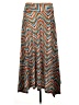 Allison Brittney Chevron-herringbone Blue Casual Skirt Size S - photo 2