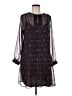 Ann Taylor LOFT 100% Polyester Paisley Black Casual Dress Size M (petite) - photo 1