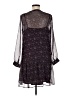 Ann Taylor LOFT 100% Polyester Paisley Black Casual Dress Size M (petite) - photo 2