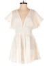 Kiss The Sky 100% Polyester Hearts Ivory Romper Size XS - photo 1