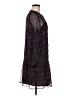 Ann Taylor LOFT 100% Polyester Paisley Black Casual Dress Size M (petite) - photo 4