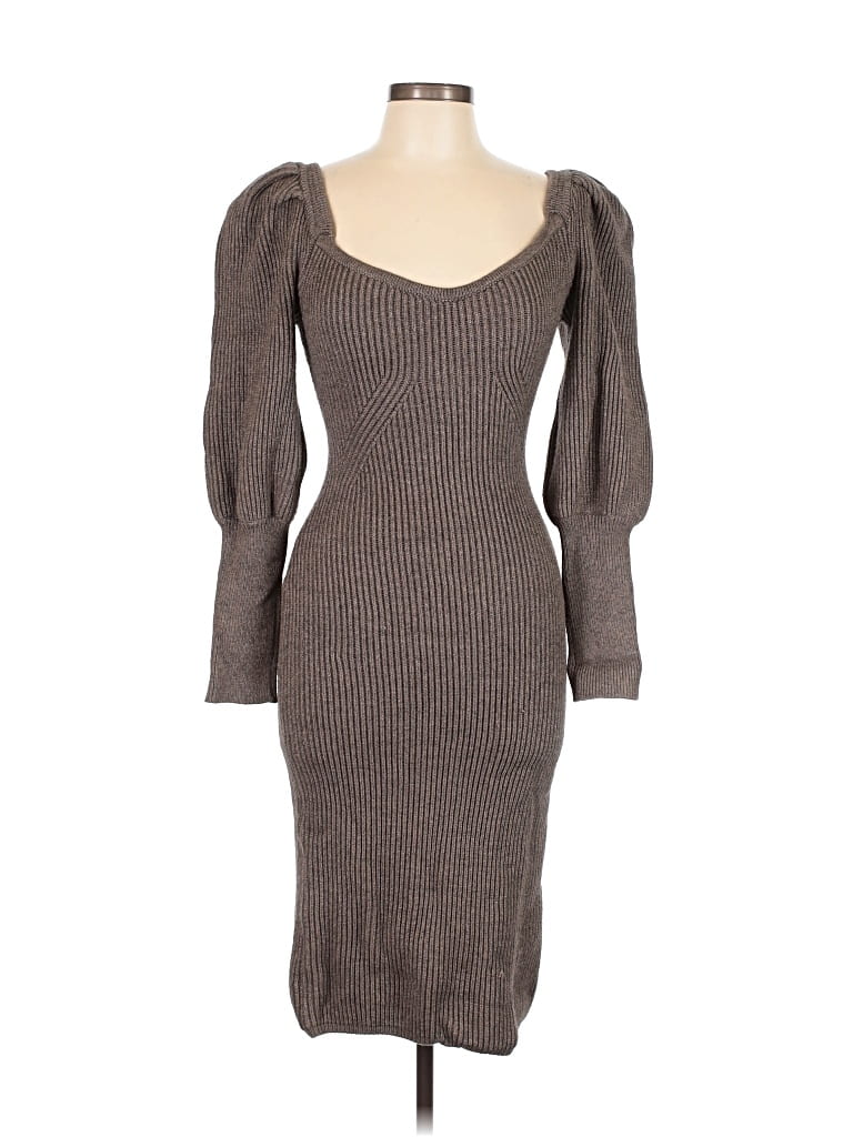 Pre-owned Astr Cocktail Dress In Brown