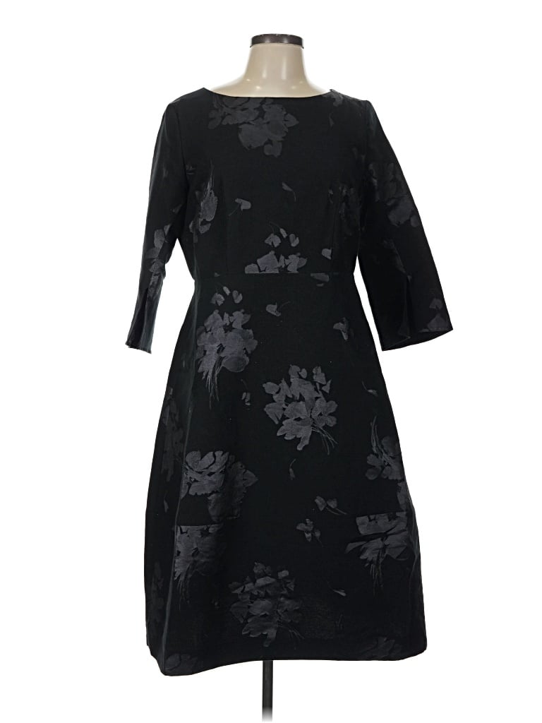 Pre-owned Luisa Cerano Cocktail Dress In Black