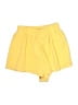 Sky To Moon Solid Yellow Shorts Size S - photo 1