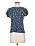 MAX 100% Cotton Floral Animal Print Graphic Blue Short Sleeve T-Shirt Size S - photo 1