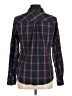 Burton Plaid Black Long Sleeve Button-Down Shirt Size M - photo 2