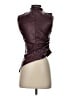 Unbranded 100% Polyester Burgundy Vest Size S - photo 2